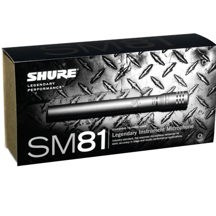 Shure SM81-LC Small Diaphragm Condenser Microphone ( SM81 / SM-81 / SM81LC )