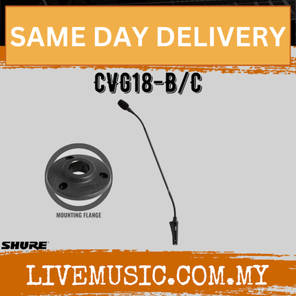 Shure CVG18-B/C Centraverse 18 inch Gooseneck Condenser Microphone ( CVG18 / CVG18BC )