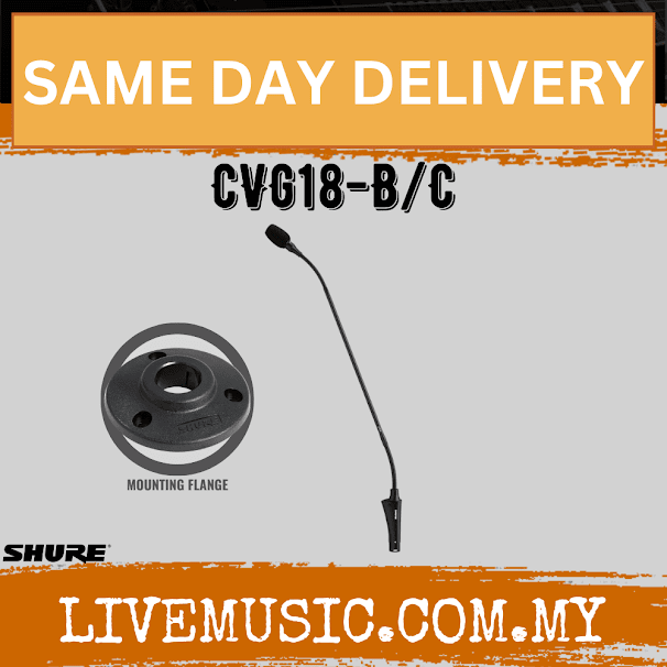 Shure CVG18-B/C Centraverse 18 inch Gooseneck Condenser Microphone ( CVG18 / CVG18BC )