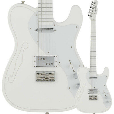 Fender Japan Silent Siren Signature Telecaster Electric Guitar, Maple Fretboard with Gig Bag - Arctic White