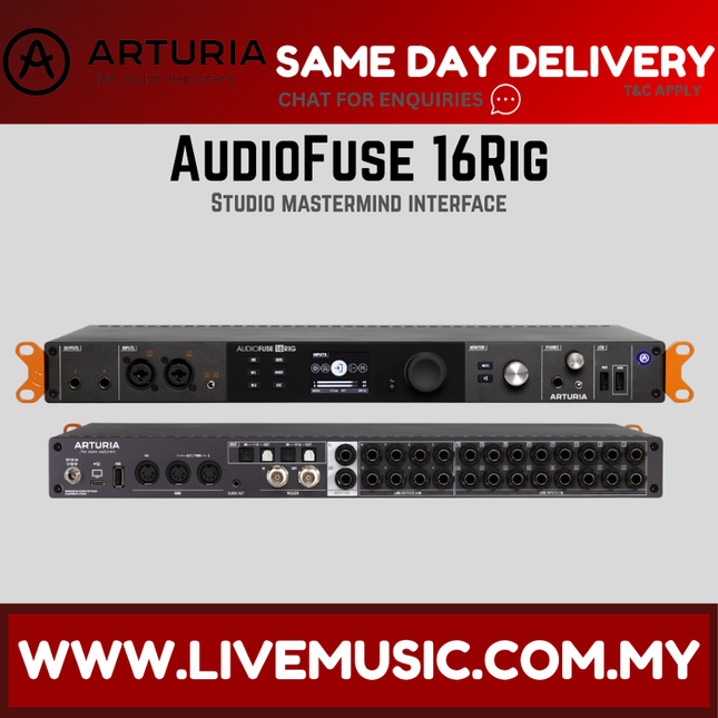 Arturia AudioFuse 16Rig USB Audio Interface