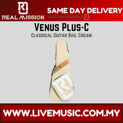 Real Mission Venus Plus-C Classical Guitar Bag ( VENUSPLUSC VENUS-PLUS VENUS+ )