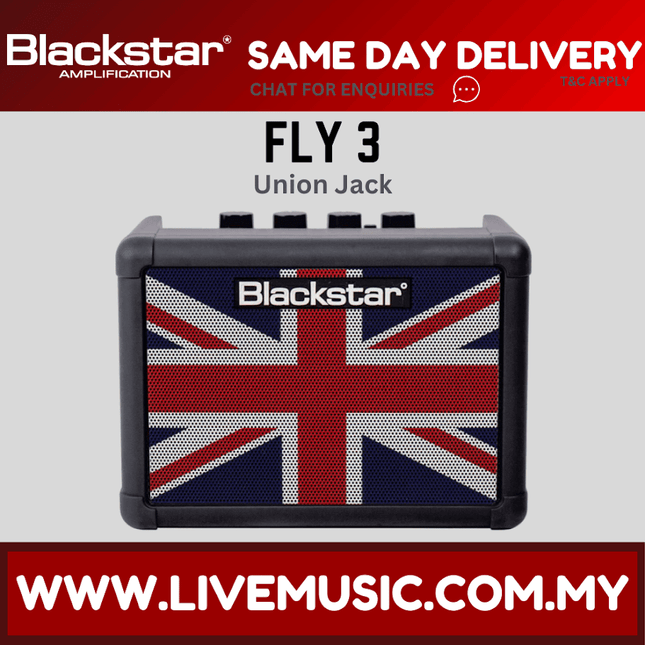 Blackstar FLY 3 Union Jack Edition Combo Amplifier (FLY3-UNION/Fly3)