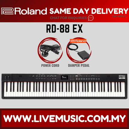 Roland RD-88 EX 88-Key Stage Piano Keyboard ( RD88 / RD 88 / RD88EX )