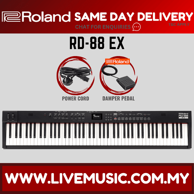 Roland RD-88 EX 88-Key Stage Piano Keyboard ( RD88 / RD 88 / RD88EX )