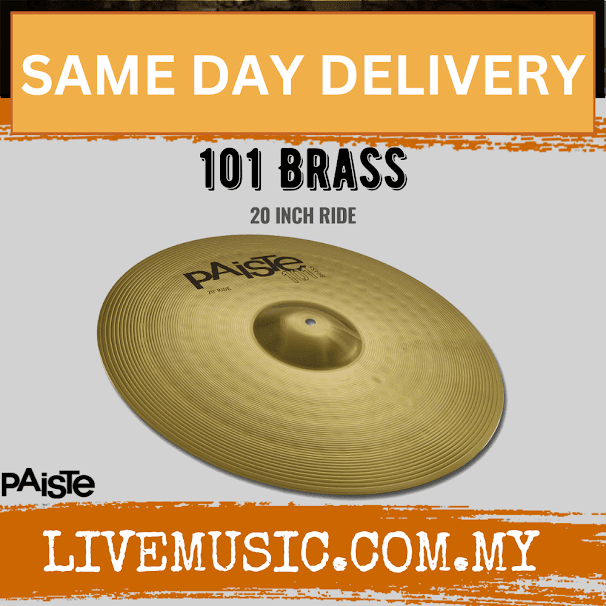 Paiste 101 Brass Ride Cymbal - 20 inch