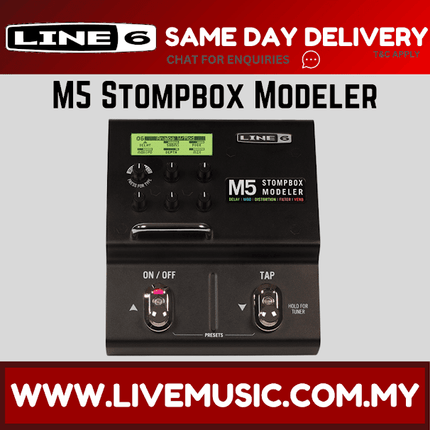 Line 6 M5 Stompbox Modeler Pedal (LINE6)
