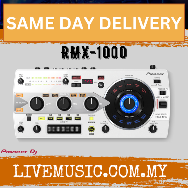 Pioneer DJ RMX-1000 Performance Effects System - White / Black / Platinum (RMX1000/RMX 1000)