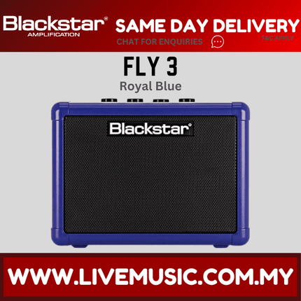 Blackstar Fly 3 Mini Guitar Amplifier - Royal Blue ( FLY-3 / FLY3 )