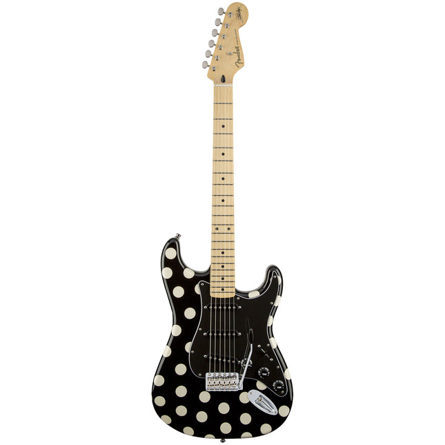Fender Artist Buddy Guy Stratocaster Guitar, Maple Fretboard with Gigbag - Polka Dot Finish