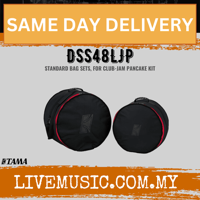 TAMA DSS48LJP Standard Series Drum Bag Set of 4-Piece For Club-JAM Pancake