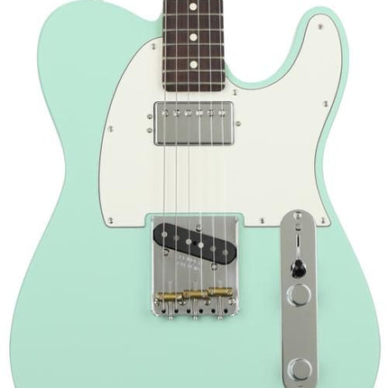 Fender American Performer HS Telecaster Electric Guitar, Rosewood Fretboard with Case - Satin Seafoam Green