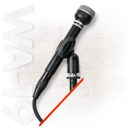 Warm Audio WA-19 Dynamic Studio Microphone, Black ( WA19 WA 19 )