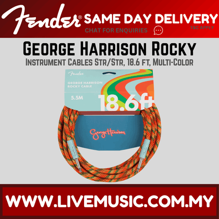 Fender 18.6FT George Harrison Rocky Instrument Cable