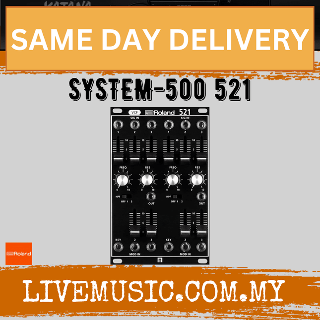 Roland System 500 521 Dual VCF Eurorack Module (SYS-521/SYS521)