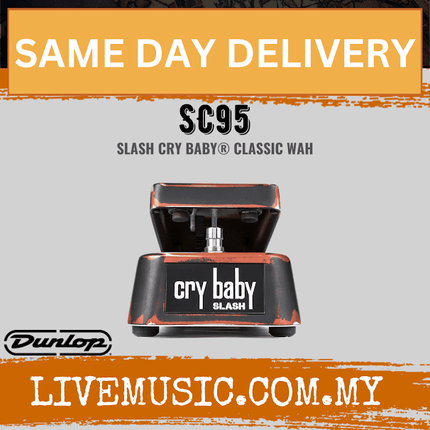 Jim Dunlop SC95 Slash Cry Baby Classic Wah Pedal (SC-95 / SC 95)