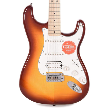 Squier Affinity Series HSS Stratocaster FMT Electric Guitar, Maple Fretboard - Sienna Sunburst