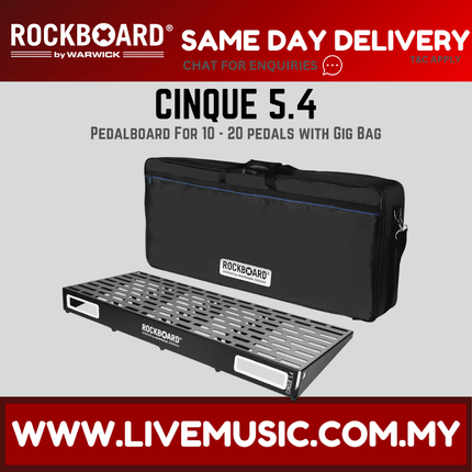Rockboard by Warwick CINQUE 5.4 w/ Gig Bag, 102 x 41.6 cm