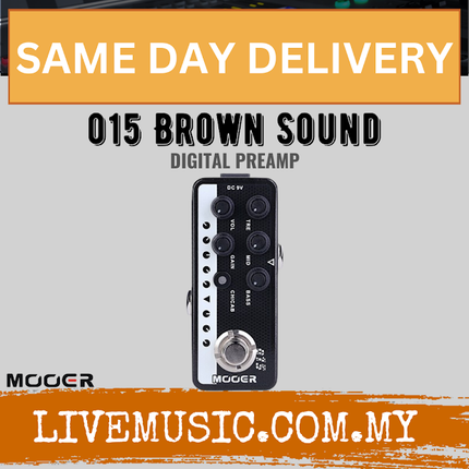 Mooer 015 Brown Sound Micro Preamp Pedal