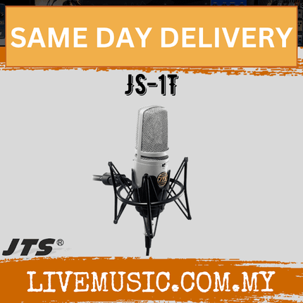 JTS JS-1T Multi-pattern large diaphragm studio microphone ( JS1T / JS 1T )