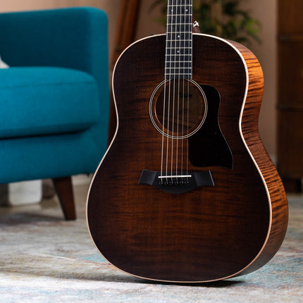 Taylor American Dream AD27e Flametop Grand Pacific Maple Acoustic Guitar w/AeroCase, Natural ( AD 27E / AD-27E )