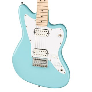 Squier Mini Jazzmaster HH Electric Guitar, Maple Fretboard - Daphne Blue
