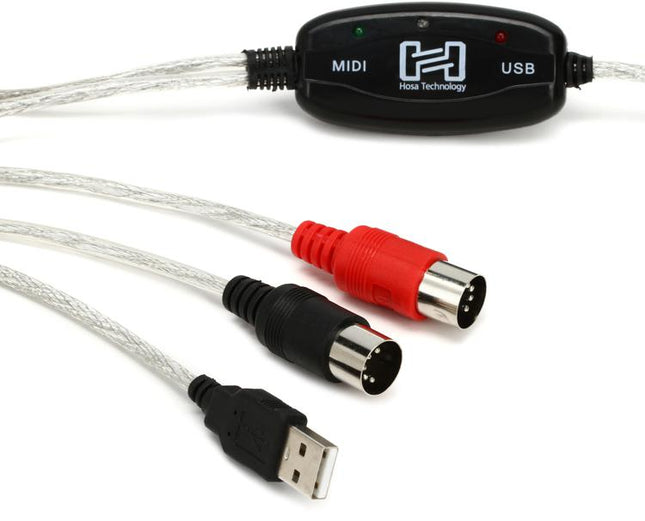 Hosa USM-422 USB MIDI Cable, 6ft (USM422/USM 422)