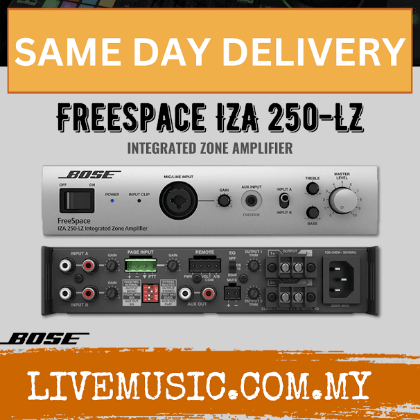 Bose FreeSpace IZA 250-LZ Integrated Zone Amplifier ( IZA 250 LZ / IZA250LZ )