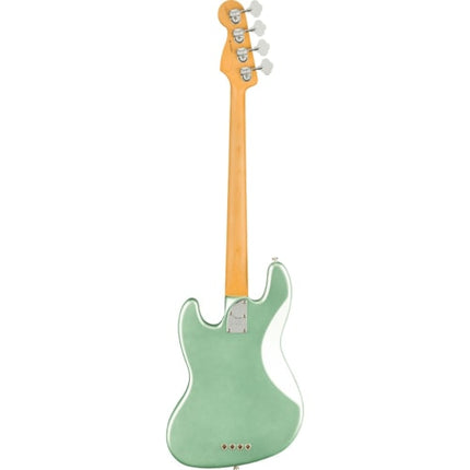 Fender American Professional II Jazz Bass Electric Guitar, Maple Fretboard - Mystic Surf Green