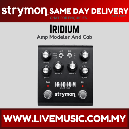 Strymon Iridium Amp & IR Cab Guitar Effects Pedal
