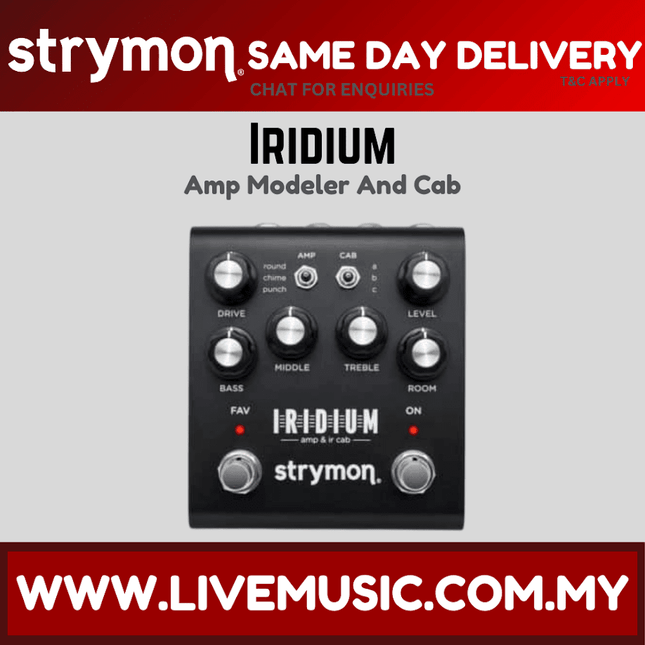 Strymon Iridium Amp & IR Cab Guitar Effects Pedal