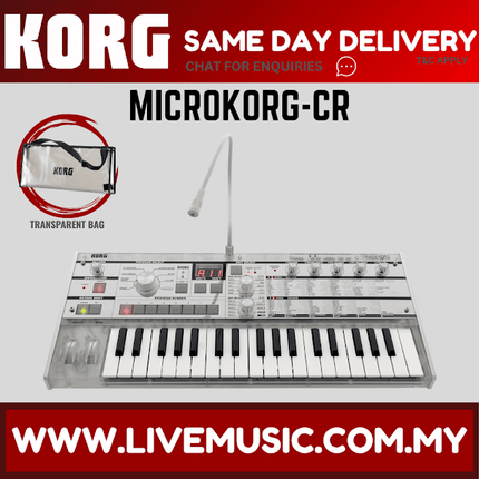 Korg MicroKORG Crystal 37-Key Synthesizer/Vocoder