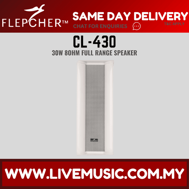 Flepcher CL-430 Outdoor Column Speaker ( CL430 / CL 430 )