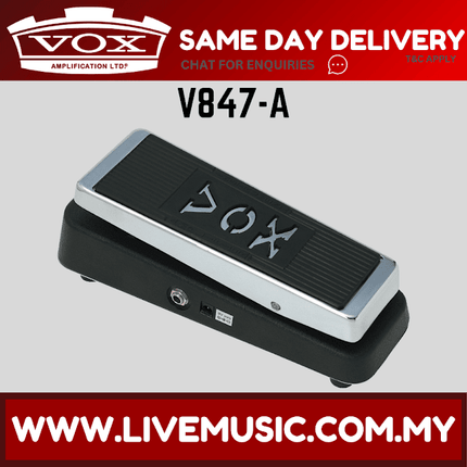 Vox V847 - Wah-Wah Guitar Effects Pedal (V 847/V847-A)