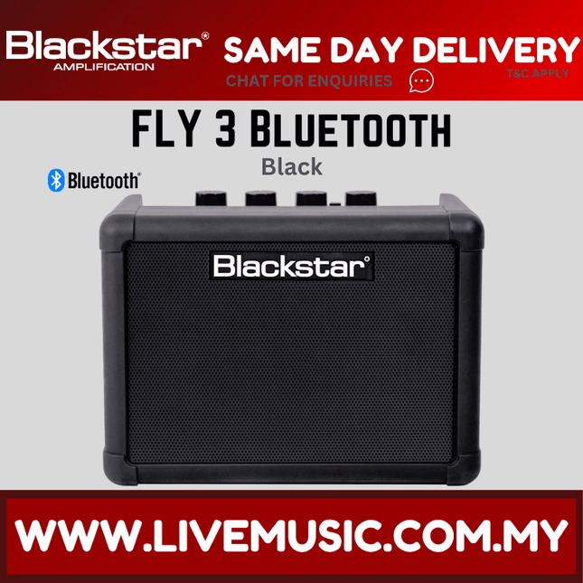 Blackstar FLY 3 Bluetooth Mini Guitar Amplifier (FLY-3/Fly3)