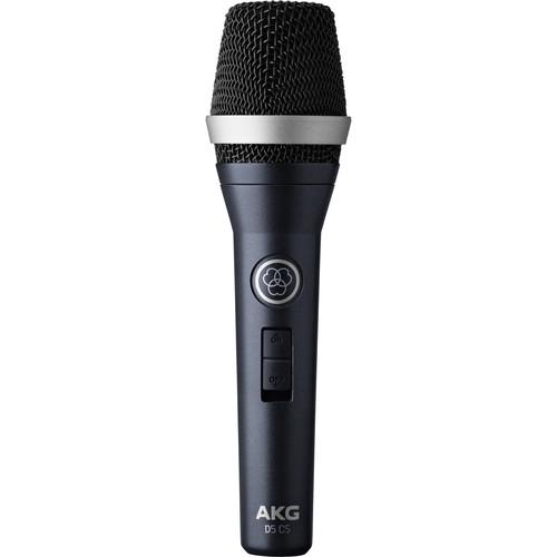 AKG D5CS Professional Dynamic Vocal Microphone with on/off Switch (D5 CS/D5-CS/D5)