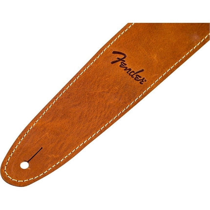 Fender Ball Glove Leather Guitar Strap - Brown