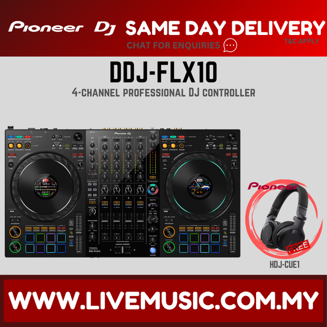 Pioneer DJ DDJ-FLX10 4-Channel DJ Controller ( DDJ FLX10 / DDJFLX10 )