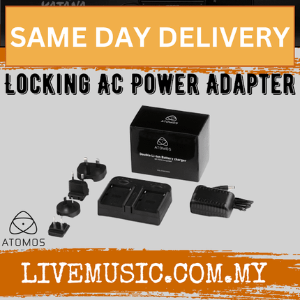 Atomos Locking AC Power Adapter for Flame Series Monitor
