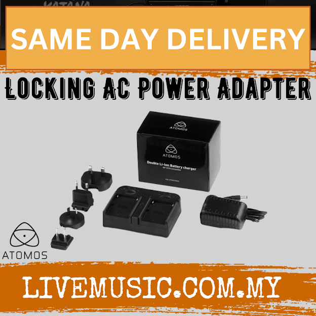 Atomos Locking AC Power Adapter for Flame Series Monitor