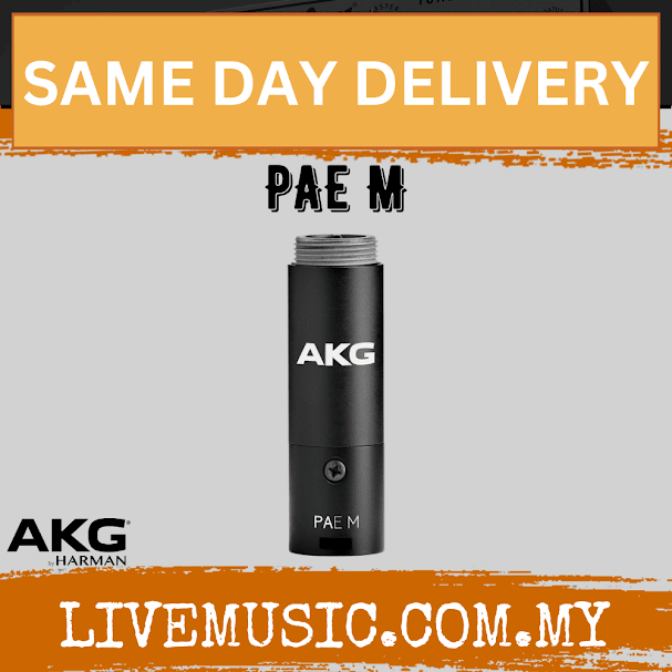 AKG PAE M 3-Pin XLR Phantom Power Module Adapter (PAE-M PAEM)