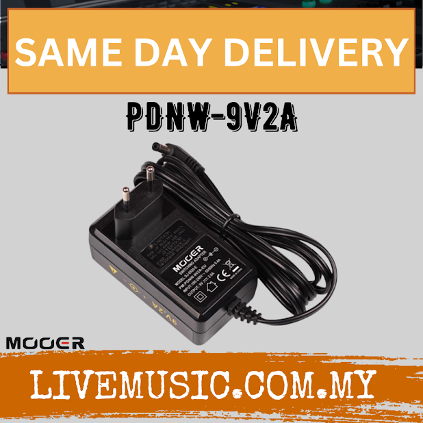 Mooer PDNW-9V2A-UK Pedal Power Supply ( PDNW9V2AUK / PDNW 9V2A UK )