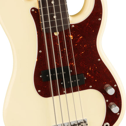 Fender American Professional II Precision Bass V Electric Guitar, Rosewood Fretboard - Olympic White
