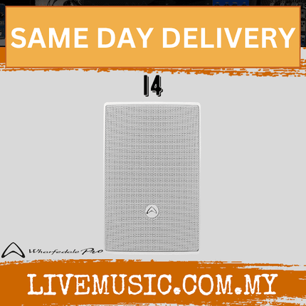 WHARFEDALE PRO I4 Series 100 Watts Peak 4" 2-Way Passive Installation Loudspeaker- White (I-4/I 4)