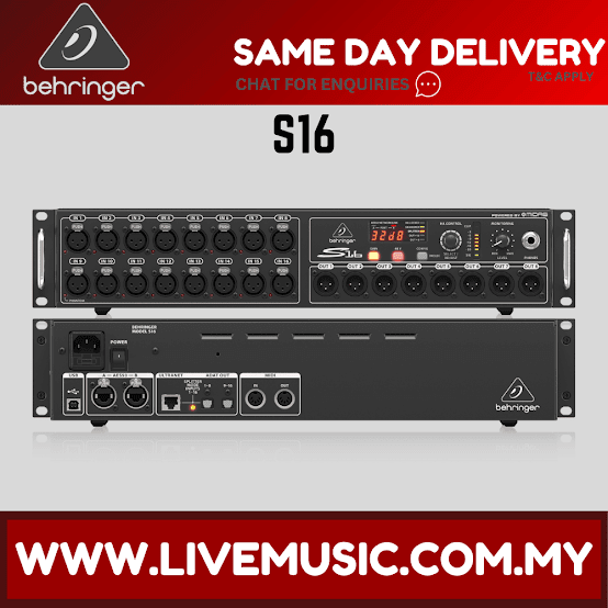 Behringer S16 16-channel Digital Snake ( S-16 / S 16 )
