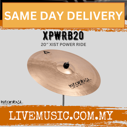Istanbul Agop XPWRB20 20" Xist Power Ride Cymbal (XPWRB 20/XPWRB-20)