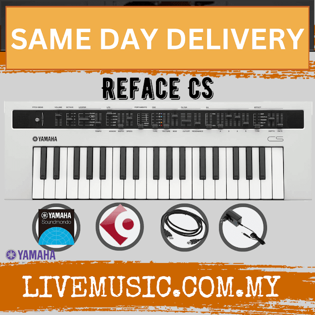 Yamaha Reface CS Mobile Mini Keyboard with SoundMondo, Cubase LE, MIDI Cable and Adapter ( REFACECS )