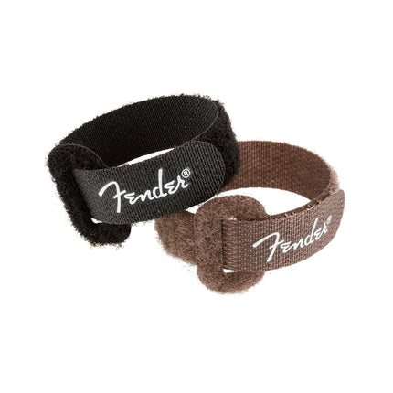 Fender Cable Ties, 2-pack, Black and Brown - 7inch