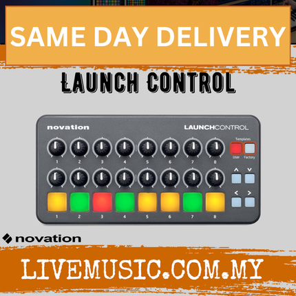 Novation Launch Control With 8 x Multicolor Backlit Buttons and 16 x Knobs