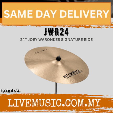 Istanbul Agop Cymbals JWR24 24" Joey Waronker Signature Ride Cymbal ( JWR 24 / JWR-24 )